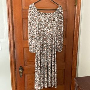 CJLA olive floral dress